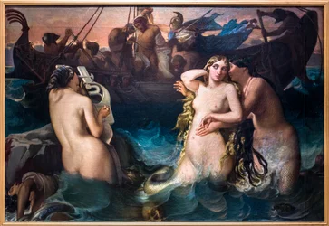 Ulysse et les Sirènes, avant 1848 (Huile sur toile)