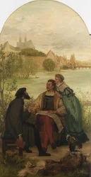 Chevalier Hartmut von Kronberg chez le réformateur Oecolampadius à Bâle