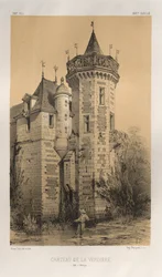 Pl. 28, Château de La Verdière Ille en Vilaine, publié en 1860