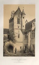 Pl. 46, Prieuré de Saint Gabriel Calvados, 1860