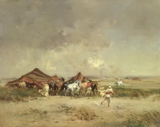Campement arabe, 1872