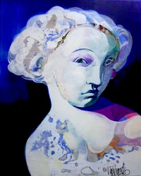 Portrait abstrait d