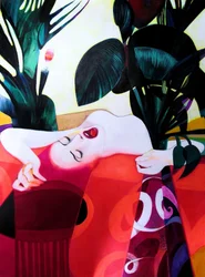 Femme tropicale sensuelle