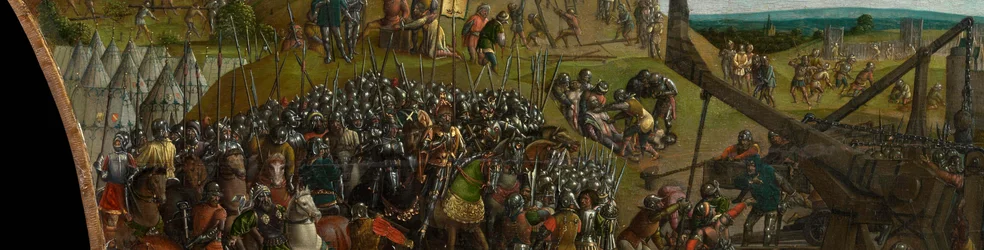 Conquête de Jérusalem par Titus (prédelle)