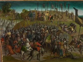 Conquête de Jérusalem par Titus (prédelle)