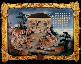 Vie de cour - un festin