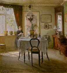 Lumière du soleil dans la salle à manger, 1889