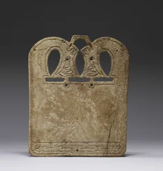 Plaque viking (ivoire et os)