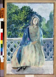 Jeune fille au balcon