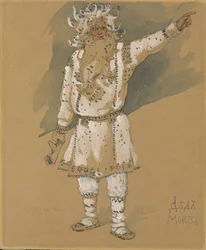 Grand-père Gel. Conception de costume pour l