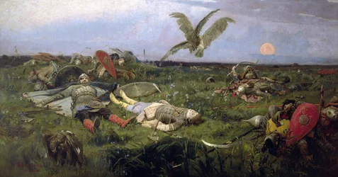 Le champ de la bataille du prince Igor contre les Kipchaks, 1880.