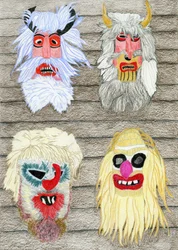 Masques folkloriques d