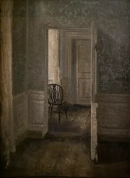 Intérieur avec chaise Windsor