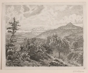 Paysage de haute montagne