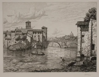 Partie près de Ponte Rotto à Rome