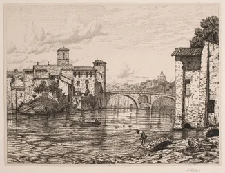 Partie près de Ponte Rotto à Rome
