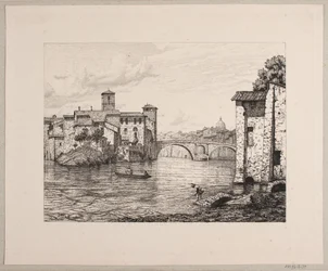 Vue de Ponte Rotto à Rome
