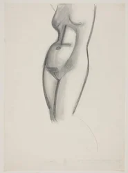 Modèle féminin, torse
