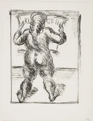 Femme debout de dos