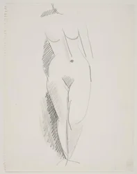 Modèle féminin debout