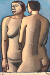 Deux nus féminins