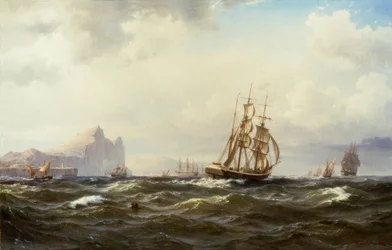 Navires dans le détroit de Gibraltar