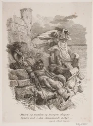 Vignette pour le recueil de poèmes de Th. Wiborg "En Mollaccord"