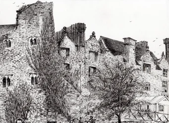 Ruine du château Hay on Wye, 2007