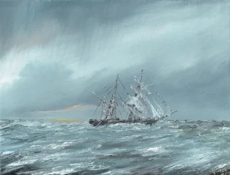 Le Mary Celeste à la dérive 5 décembre 1872