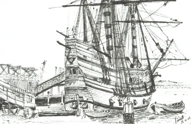 Le Mayflower, Plymouth, Massachusetts. 2003