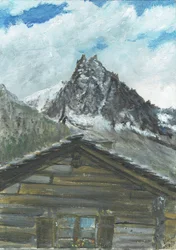 Cabane à Zinal, Suisse, 2011
