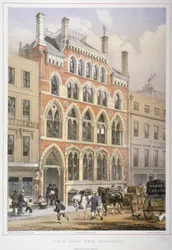 Crosby Hall au no 95 Bishopsgate, City de Londres, 1860