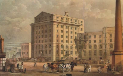 Raffinerie de sucre à Leman Street, Stepney, Londres, 1851