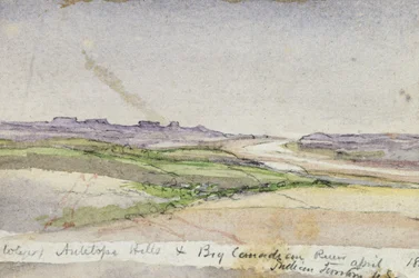 Antelope Hills et Big Canadian River, 1869