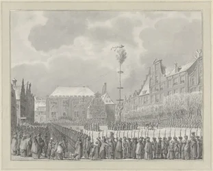 Abolition de la Stathoudérat sur la Grand-Place de Haarlem, 1795