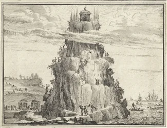Temple de la sagesse sur un rocher