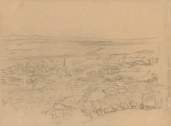 Vue aérienne du village