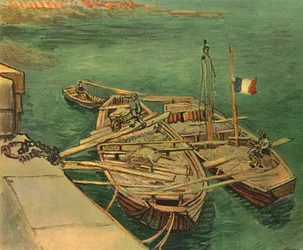 Bateaux sur le Rhône, août 1888, 1947