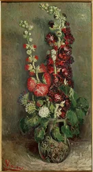 Bouquet de fleurs (huile sur toile)