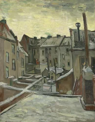 Maisons vues de dos