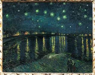 La nuit étoilée, Arles 1888 (peinture sur toile)