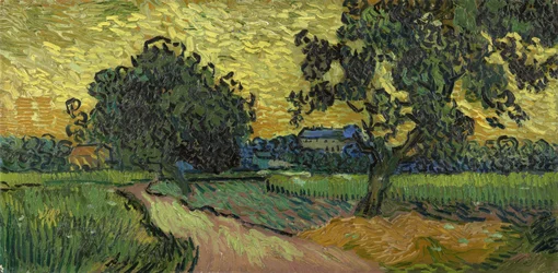Paysage au crépuscule
