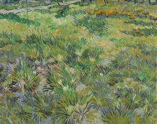 Herbe longue avec papillons. 1890