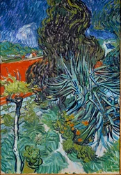 Le jardin du docteur Gachet à Auvers-sur-Oise