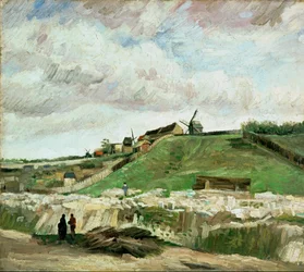 Carrière sur Montmartre (peinture sur toile)