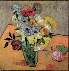 Roses et anemones