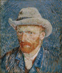 Autoportrait au chapeau de feutre gris