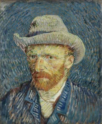 Autoportrait au chapeau de feutre gris