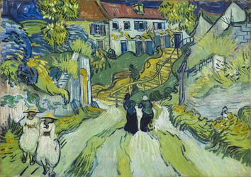 Escalier à Auvers, juillet 1890 (huile sur toile)