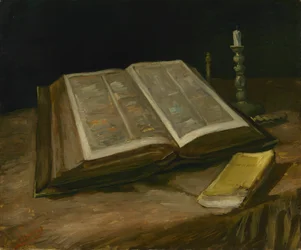 Nature morte avec Bible